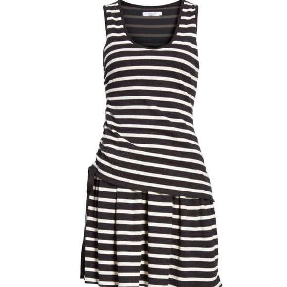 NEW DEREK LAM 10 CROSBY STRIPED MINI DRESS - Picture 9 of 10